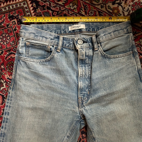 COPY - Moussy Vintage True Indigo Used Tapered-HI Light Blue size 27 - Picture 10 of 12